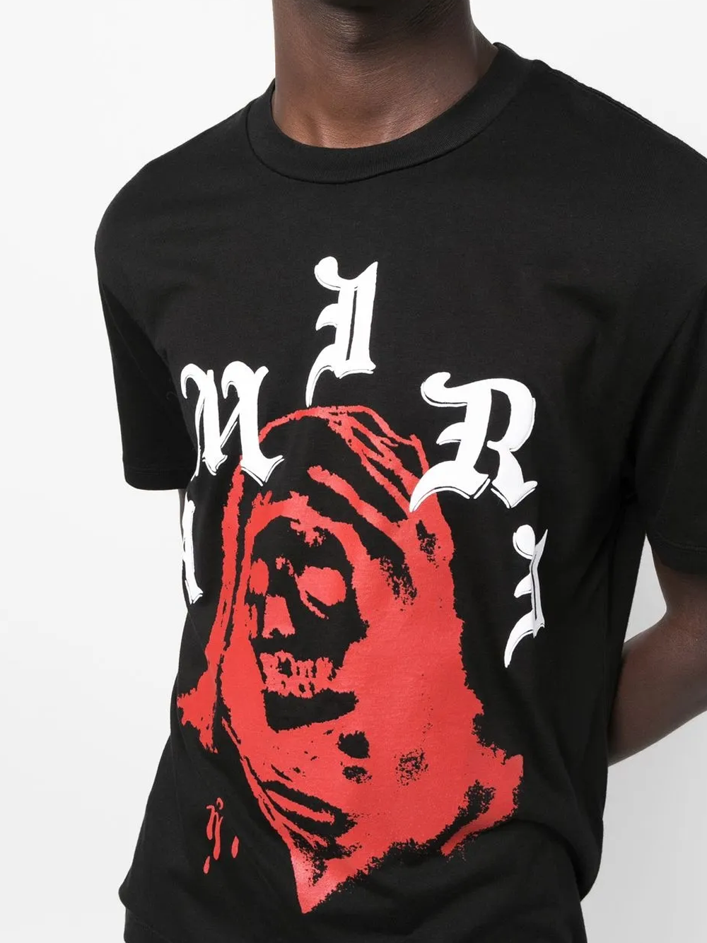 Amiri Wes Lang Solar Kings T-shirts in het zwart