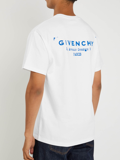 Givenchy stempelprint T-shirt in wit