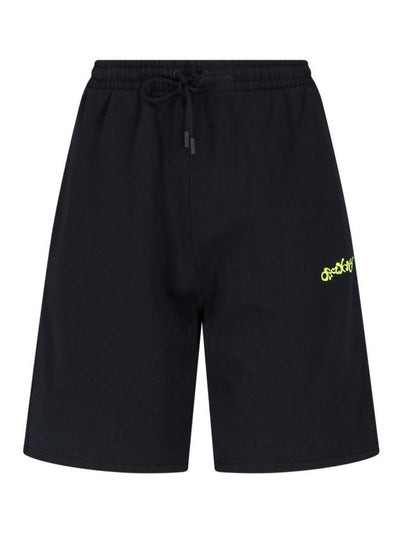 Off-White Opposite Arrow Sweat Shorts in Black