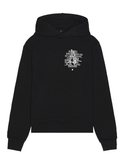 Amiri Precious Memories bedrukte hoodie in zwart