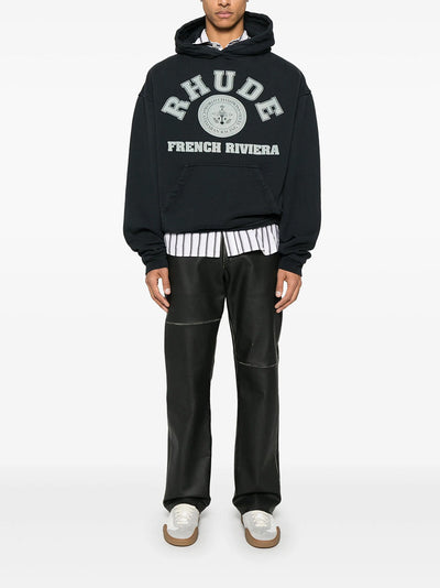 Rhude French Riviera Hoodie in Black