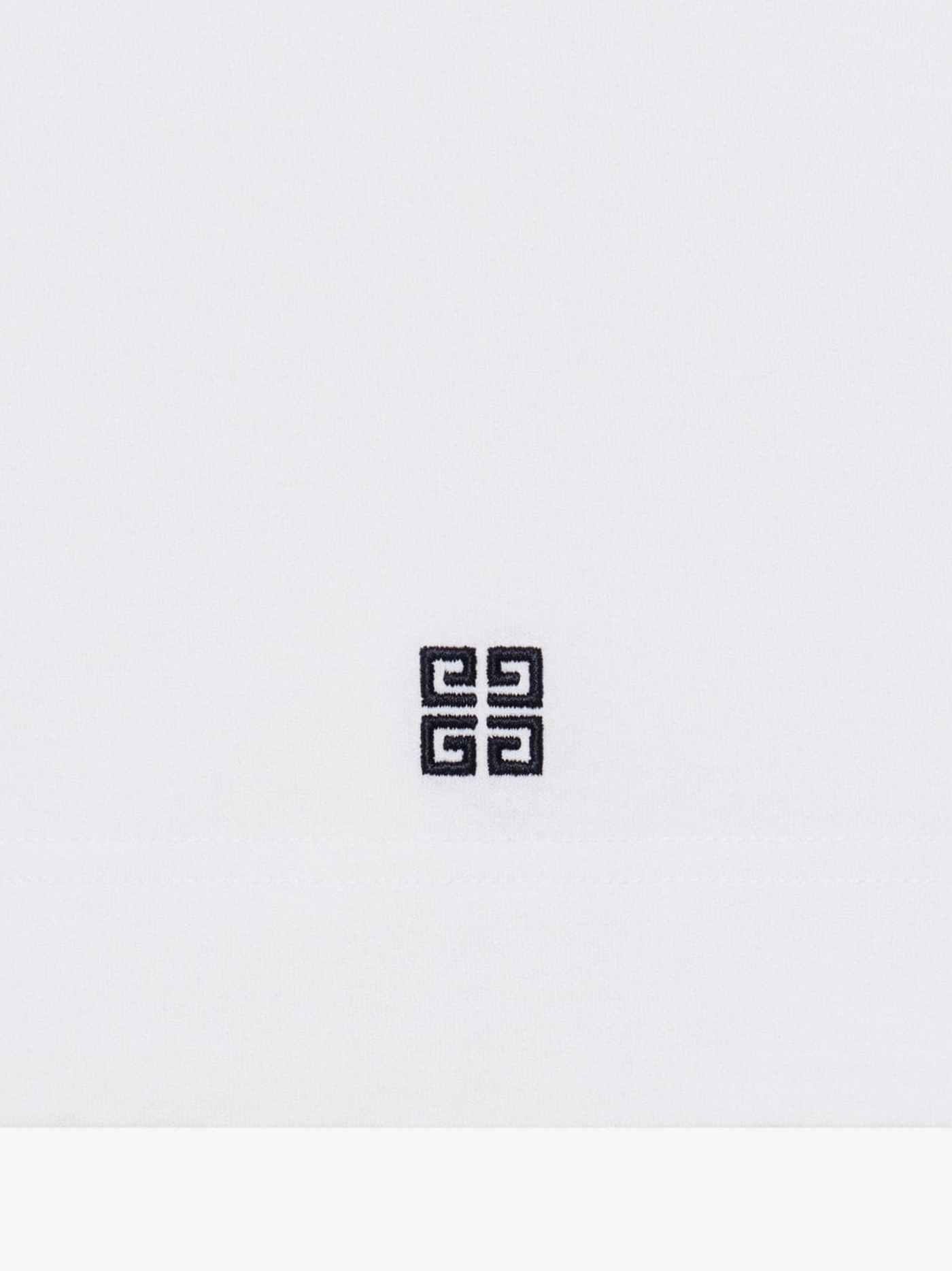 Givenchy Crest Logo T-shirt in het wit