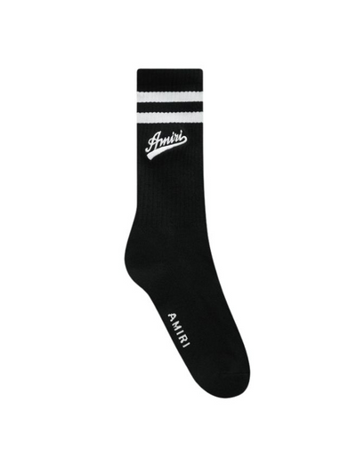 Amiri Varsity Script Sokken in Zwart