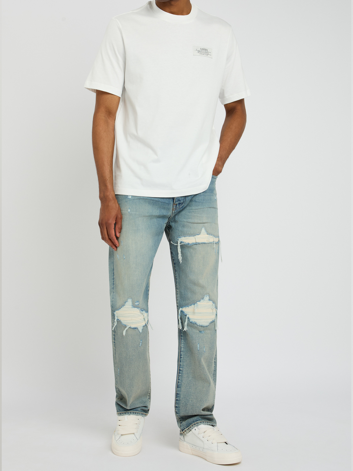 Amiri Spirit T-shirt in wit