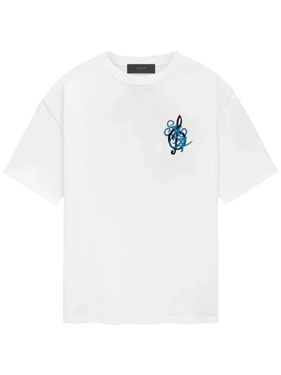 Amiri Jazz Band T-shirt in wit