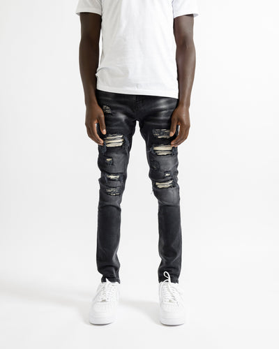 Magiri Rouen Ripped Jeans in Black