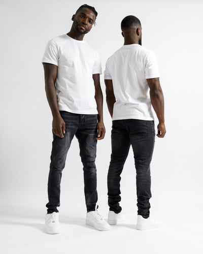 Magiri Marseille gescheurde jeans in zwart