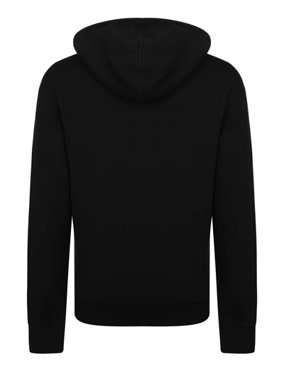 Gucci Interlocking GG Logo bedrukte hoodie in zwart
