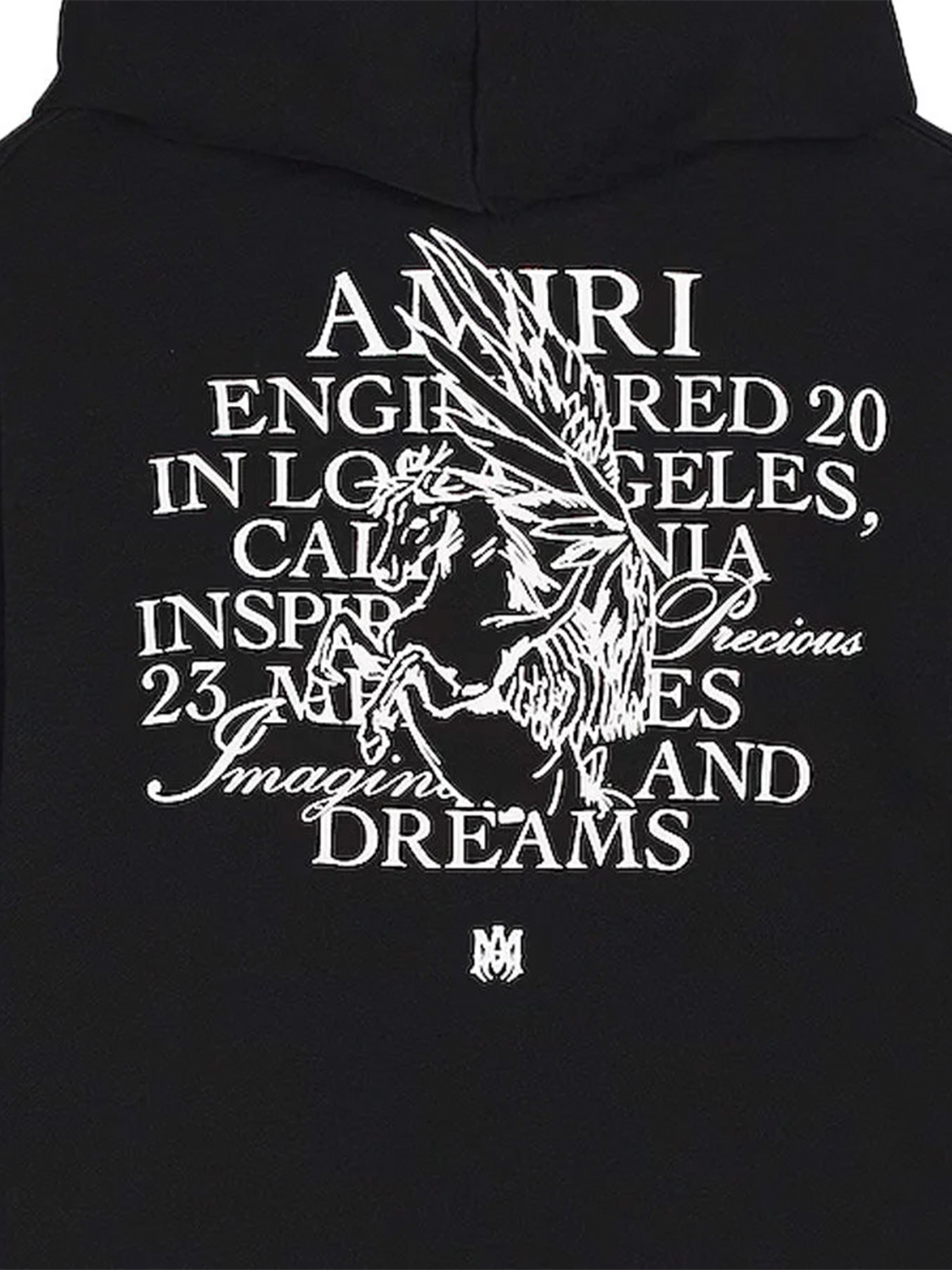 Amiri Precious Memories bedrukte hoodie in zwart