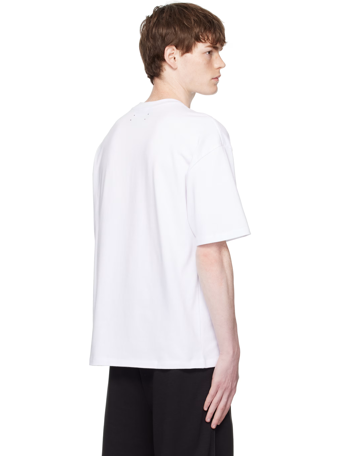 Amiri MA Logo Skater Oversized T-shirt in Wit