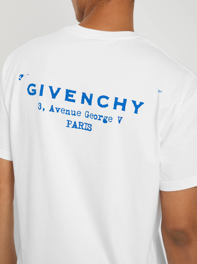 Givenchy stempelprint T-shirt in wit