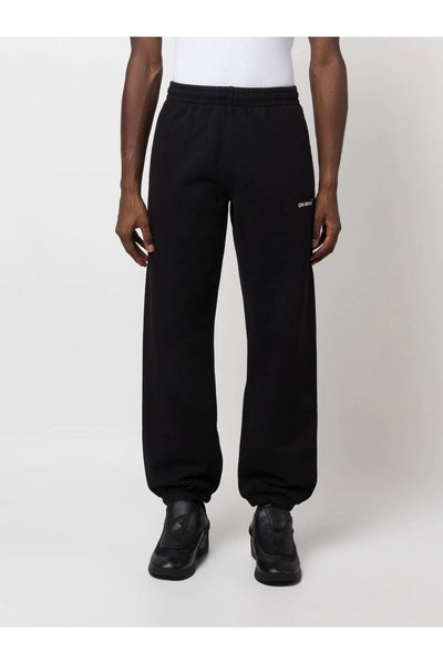 Off-White Chain Arrows bedrukte joggingbroek in zwart