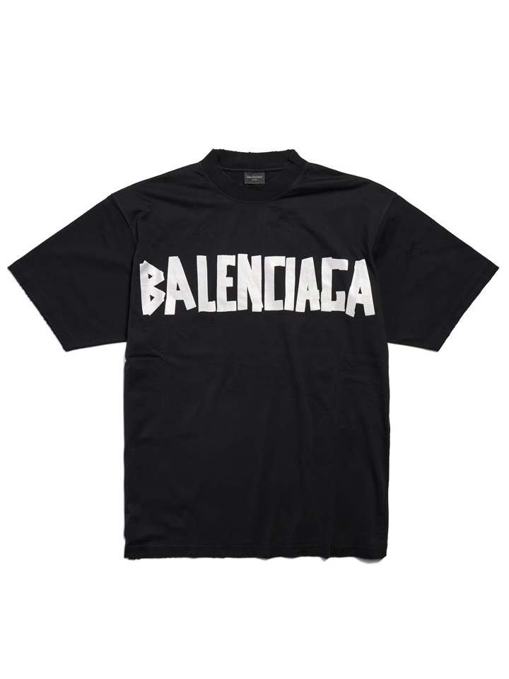 Balenciaga T-shirt met logo in zwart