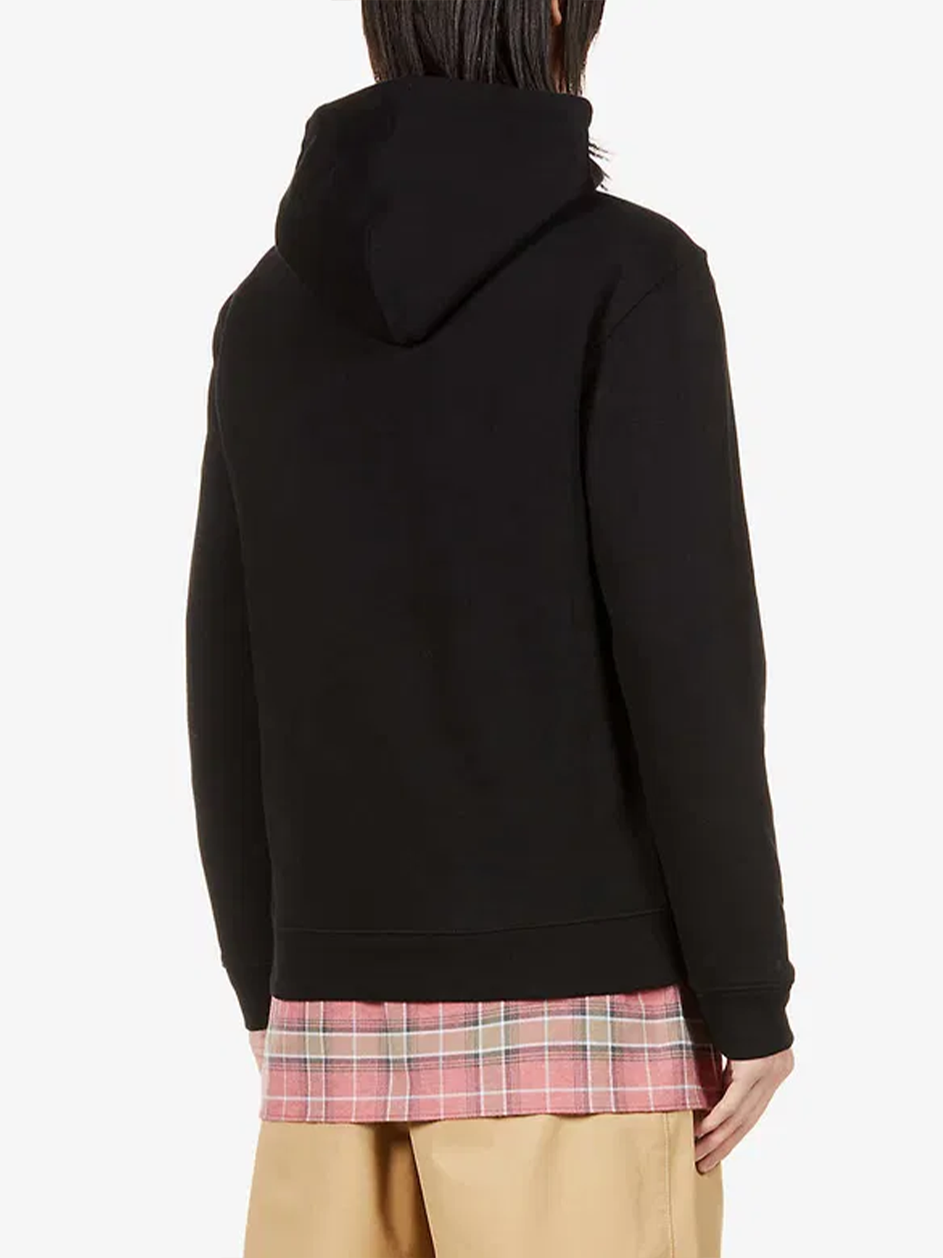 Loewe Anagram geborduurd logo hoodie in zwart