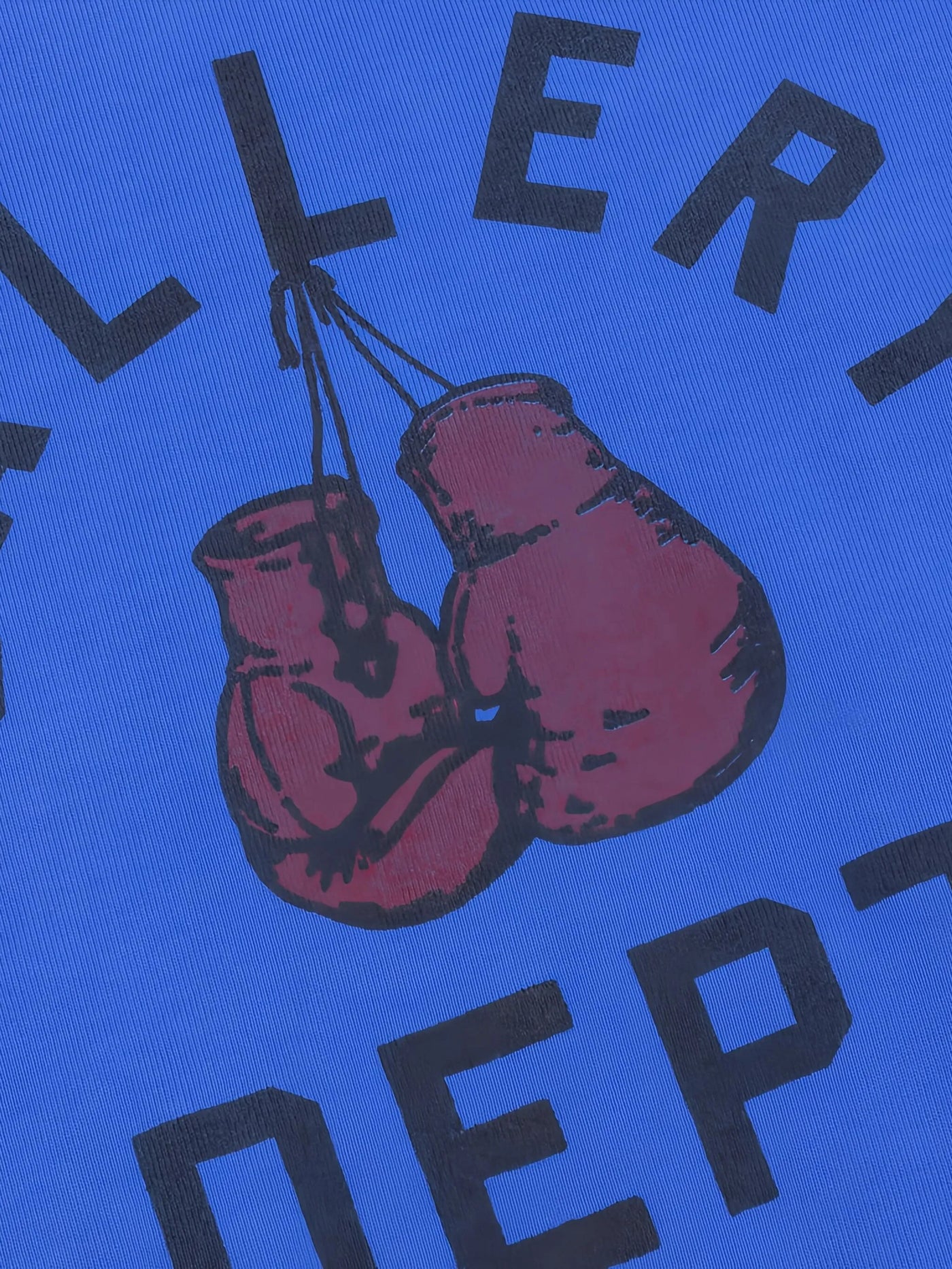 Gallery Dept Boxing Merch Hoodie in Blauw