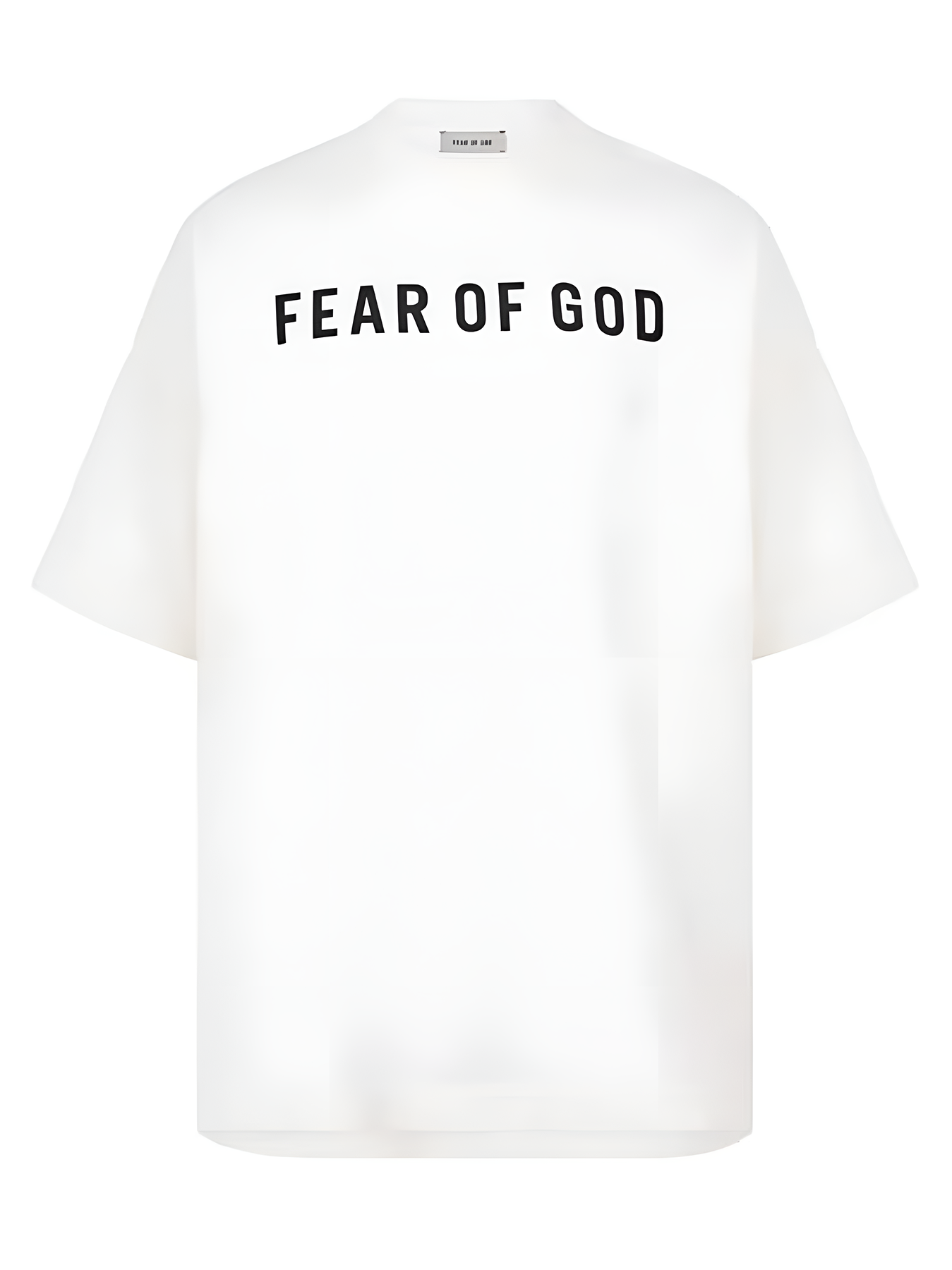 Fear of God Logo Printed Oversized T-Shirt in White
