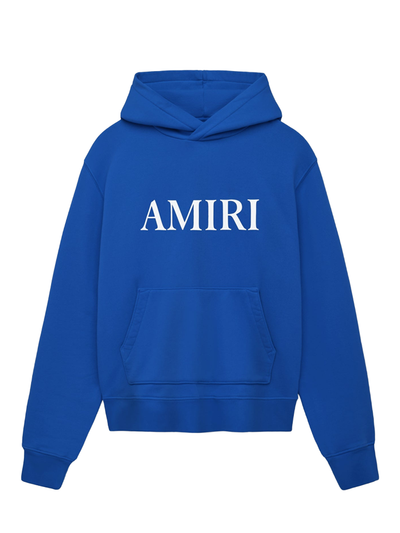 Amiri Core Logo Hoodie in Blauw