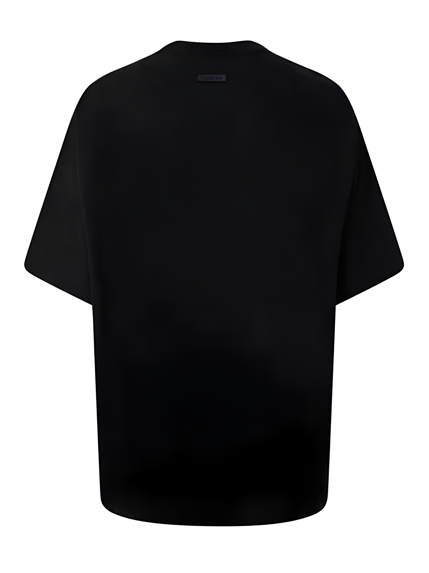 Fear Of God Logo Printed Oversized T-Shirt in Black