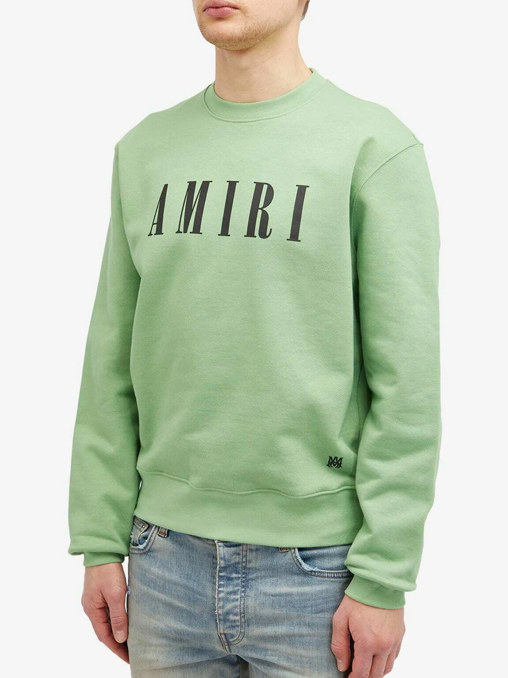 Amiri Core Logo Sweatshirt in Mineraalgroen