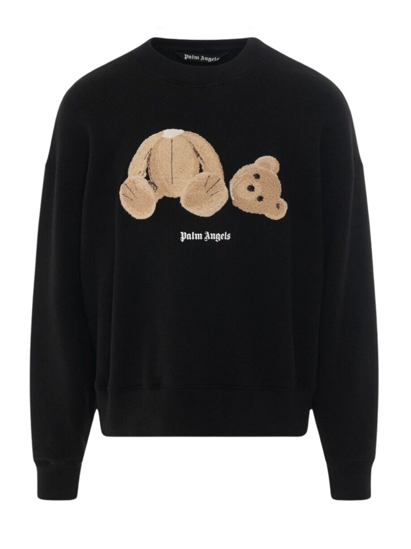 Palm Angels Bear Crew Neck Sweatshirt in Zwart