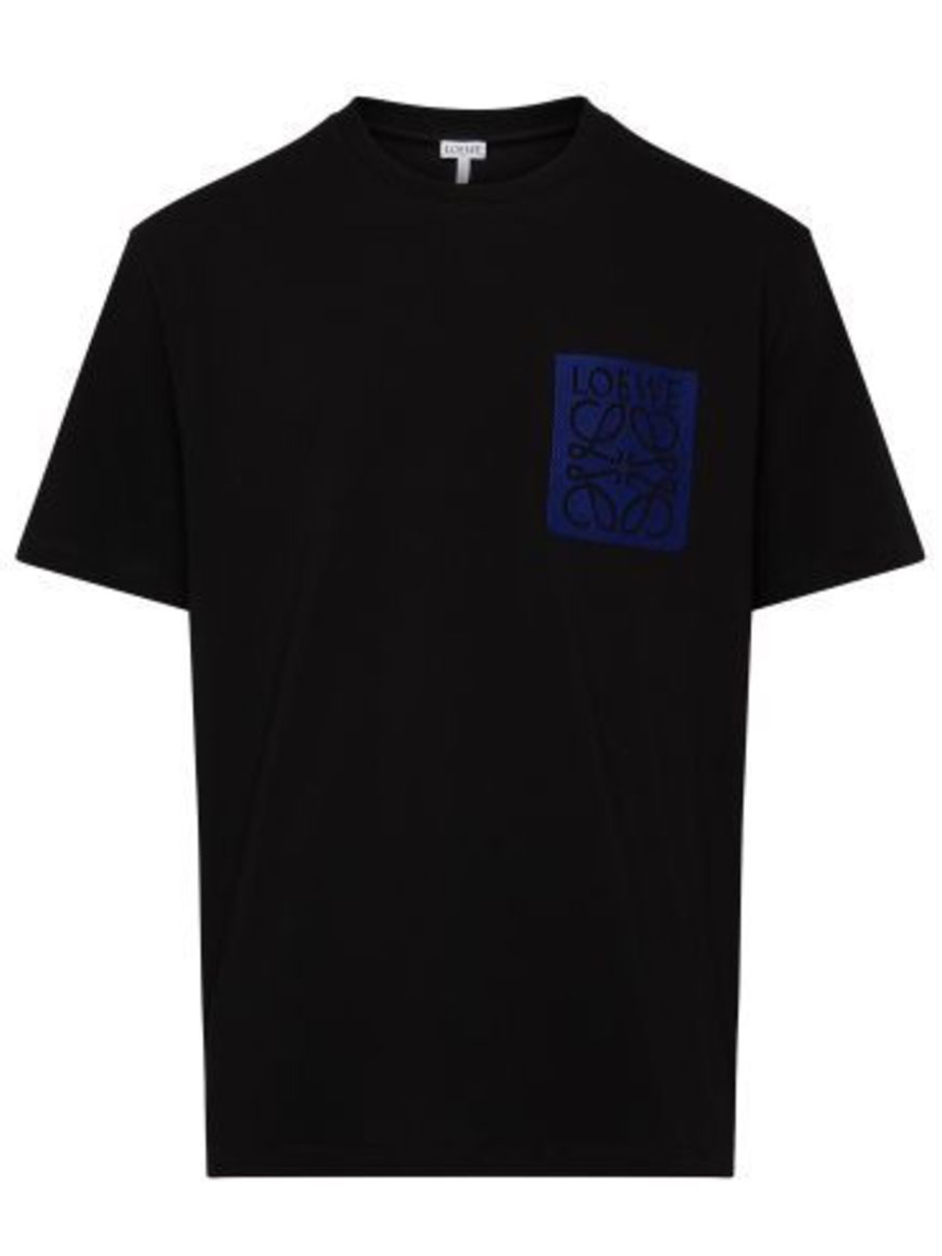 Loewe Blue Anagram Fake Pocket T-shirt in Zwart