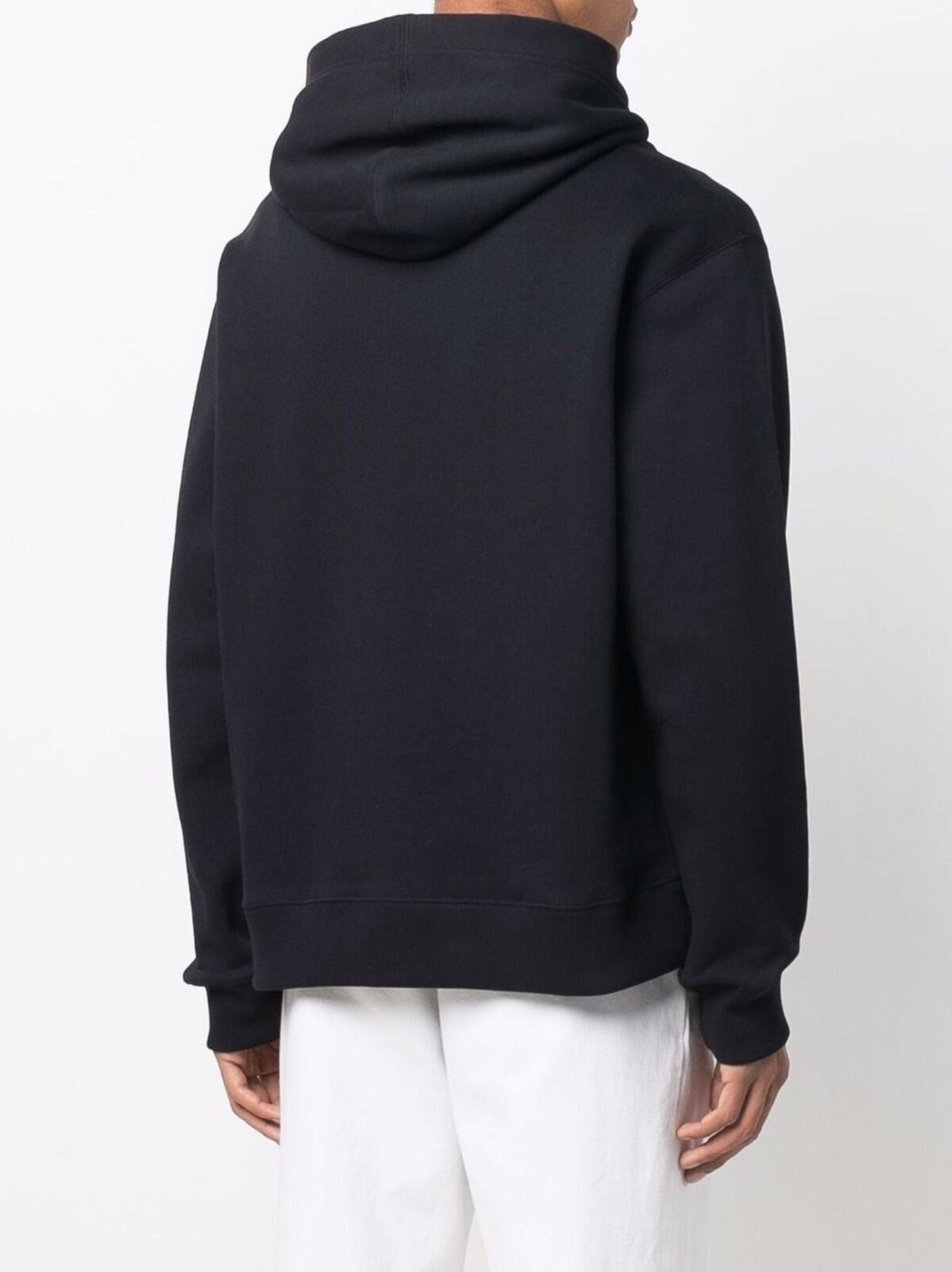 Valentino Neon Universe roze omtrek bedrukt logo hoodie in zwart