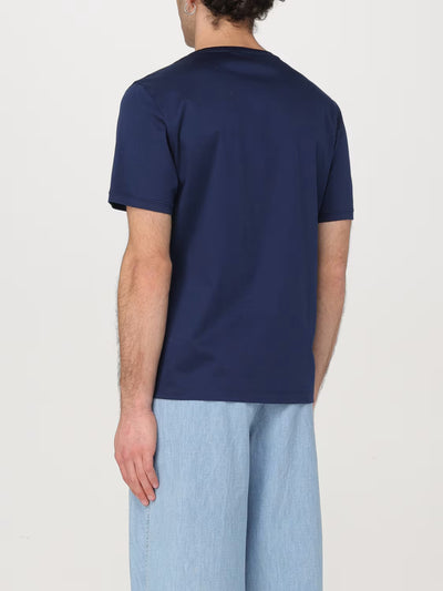 Valentino Plaque Logo T-shirt in Blauw