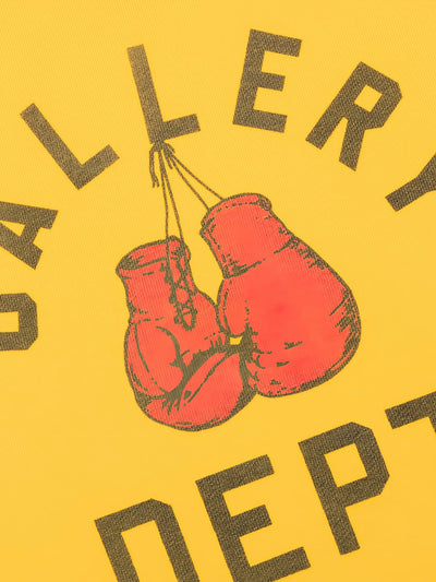 Gallery Dept Boxing Merch Hoodie in Geel