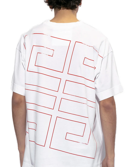 Givenchy 4-sterren T-shirt met logoprint in wit