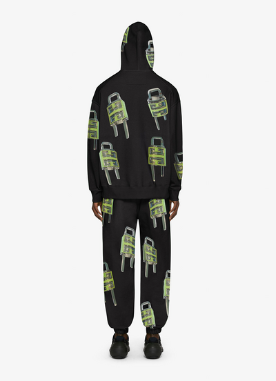 Givenchy 4G Lock Logo Oversized Hoodie in Zwart
